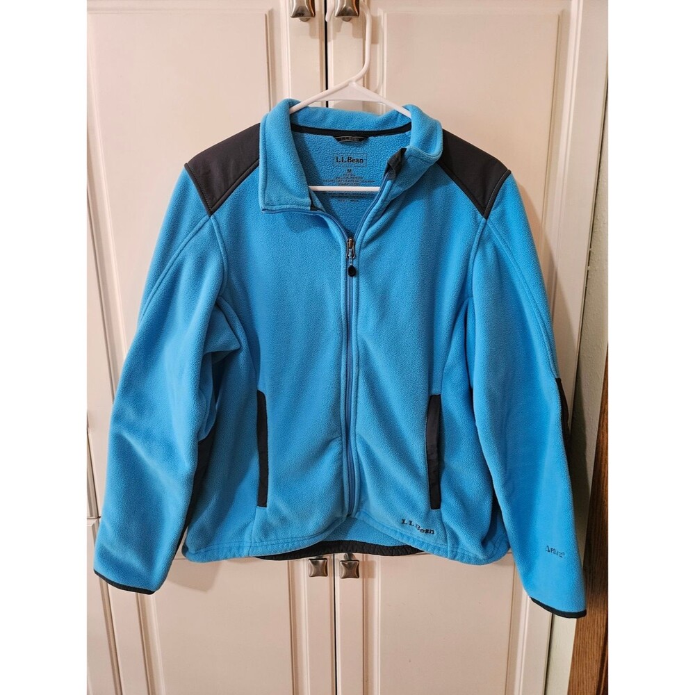 L.L. Bean Polartec Fleece Full Zip Sweatshirt Gorpcore Utility Casual Granola